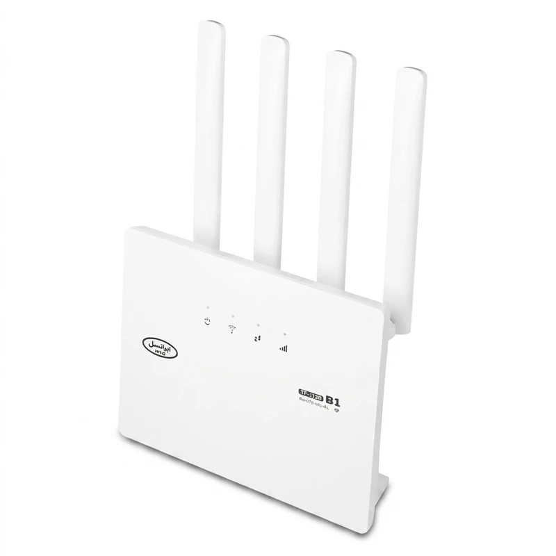 مودم روتر 4G و TD-LTE ایرانسل مدل TF-i120 B1 با پشتیبانی از 32 کاربر، اتصال از طریق سیم‌کارت و وای‌فای، آنتن خارجی و درگاه‌های LAN و WAN/LAN