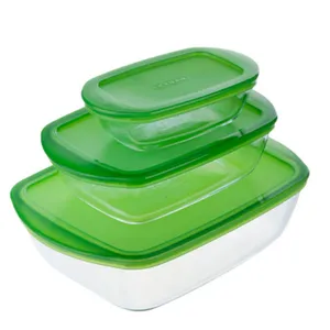 ظرف نگهدارنده مدل مستطیلی کد 23276 مجموعه 3 عددی