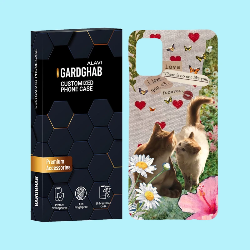 کاور گارد قاب علوی مدل عاشقانه مناسب برای گوشی موبایل سامسونگ Galaxy A51 4G