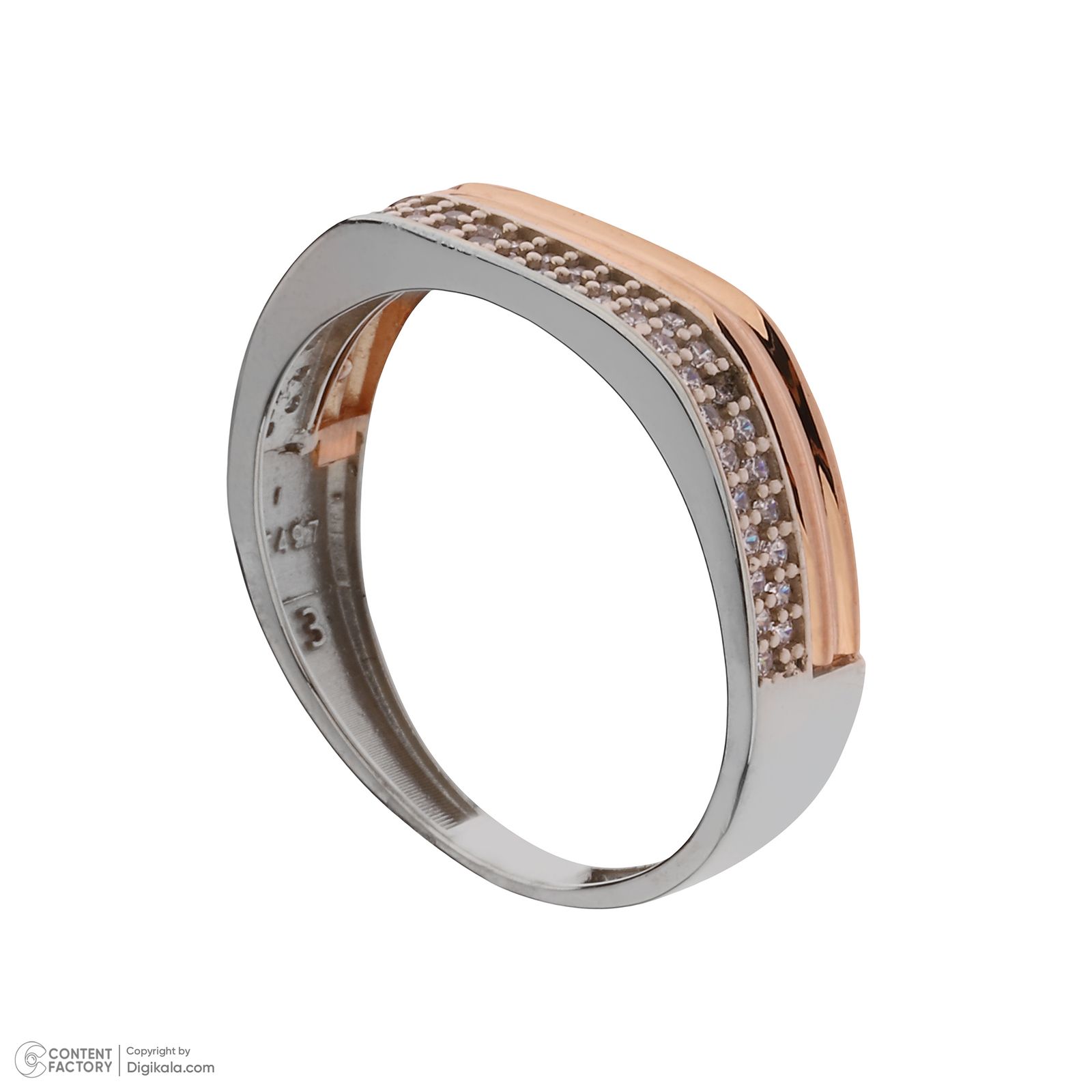 ست حلقه طلا 18 عیار زنانه و مردانه مایا ماهک مدل MR1364 -  - 4