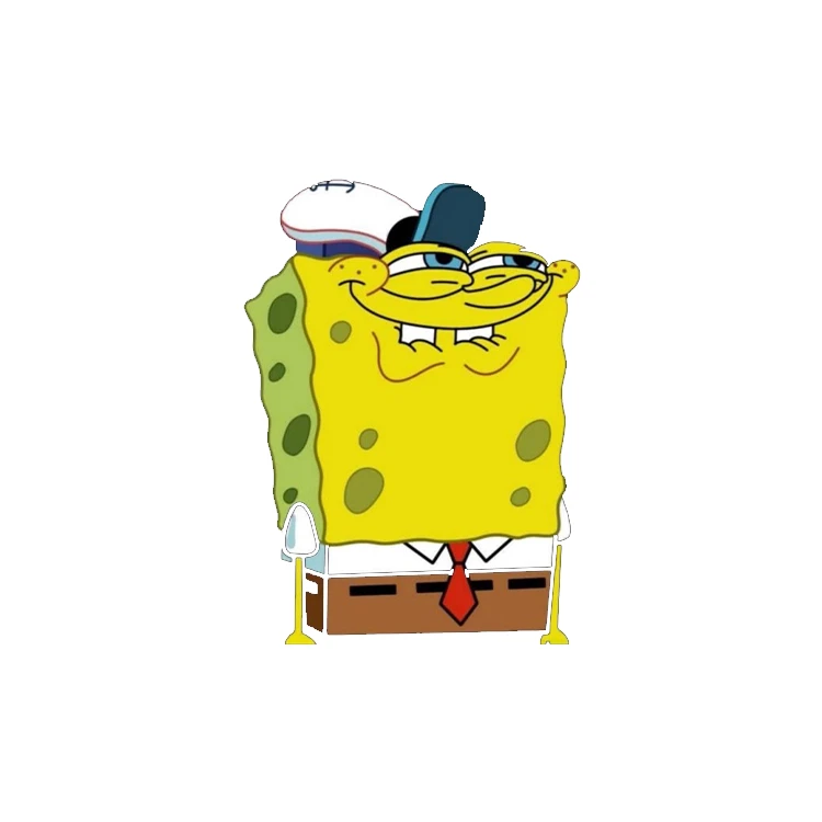 استیکر پارچه و لباس پاد آفرین مدل باب اسفنجی کد 790