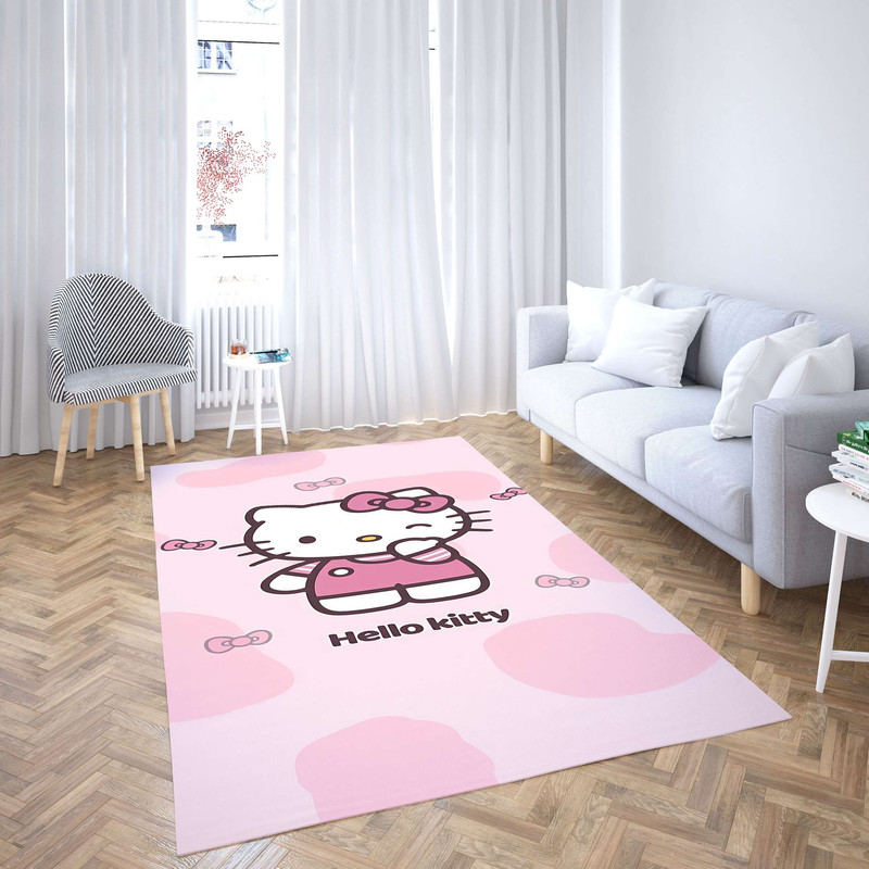 فرش پارچه‌ای مدل کیتی کد kitty 35