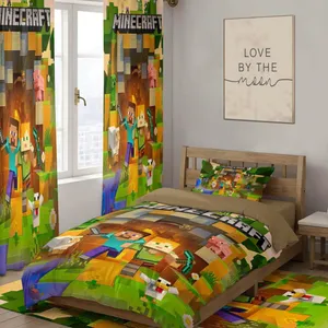 سرویس خواب تک نفره 4 تکه مدل ماینکرافت کد ۱۰۷۵