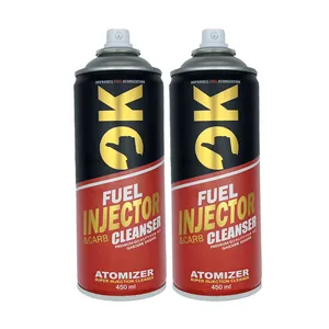 اسپری انژکتور شوی خودرو اوکی مدل FUEL حجم 450 میلی لیتر مجموعه دو عددی