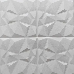 دیوارپوش مدل مدل فومی پشت چسب دار طرح الماس بسته 10عددی