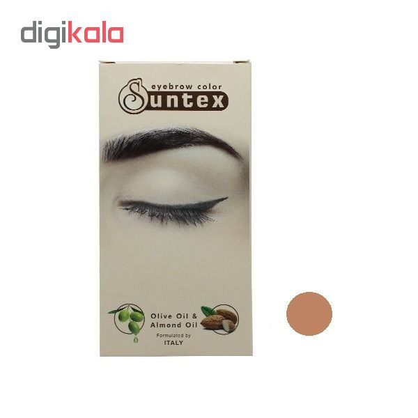 کیت رنگ ابرو سانتکس شماره N10-E11 حجم 30 میلی لیتر رنگ بلوند سوپر پلاتینه
