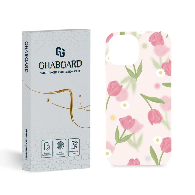 کاور قاب گارد مدل گل مناسب برای گوشی موبایل اپل iPhone 15