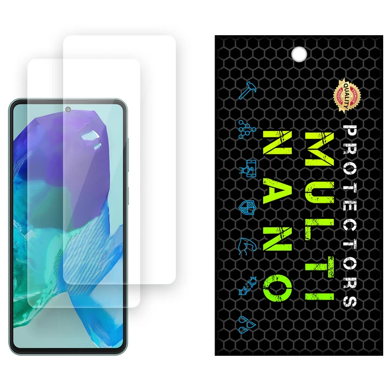 محافظ صفحه نمایش شفاف مولتی نانو مدل X-S2N مناسب برای گوشی موبایل سامسونگ Galaxy M55S بسته دو عددی