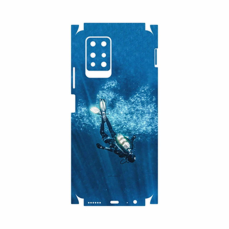 برچسب پوششی ماهوت مدل Scuba-Diving-FullSkin مناسب برای گوشی موبایل اینفینیکس Note 10 Pro