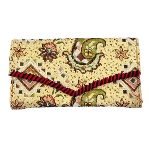 کیف پول زنانه طرح گلیم مدل آیینه دار کد 103