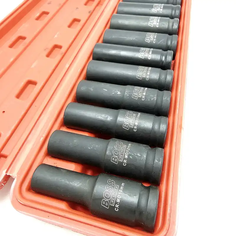 سری آچار بکس بلند باس مدل LIFE_STYLE مجموعه 10 عددی