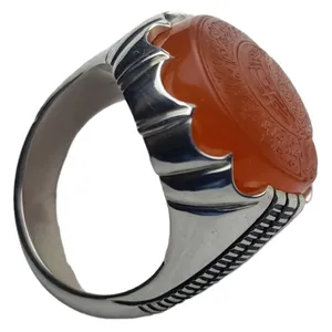 انگشتر نقره مردانه مدل 135-1