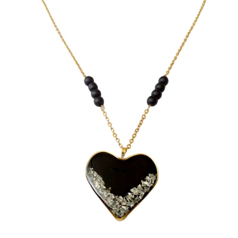 گردنبند زنانه مدل رزین