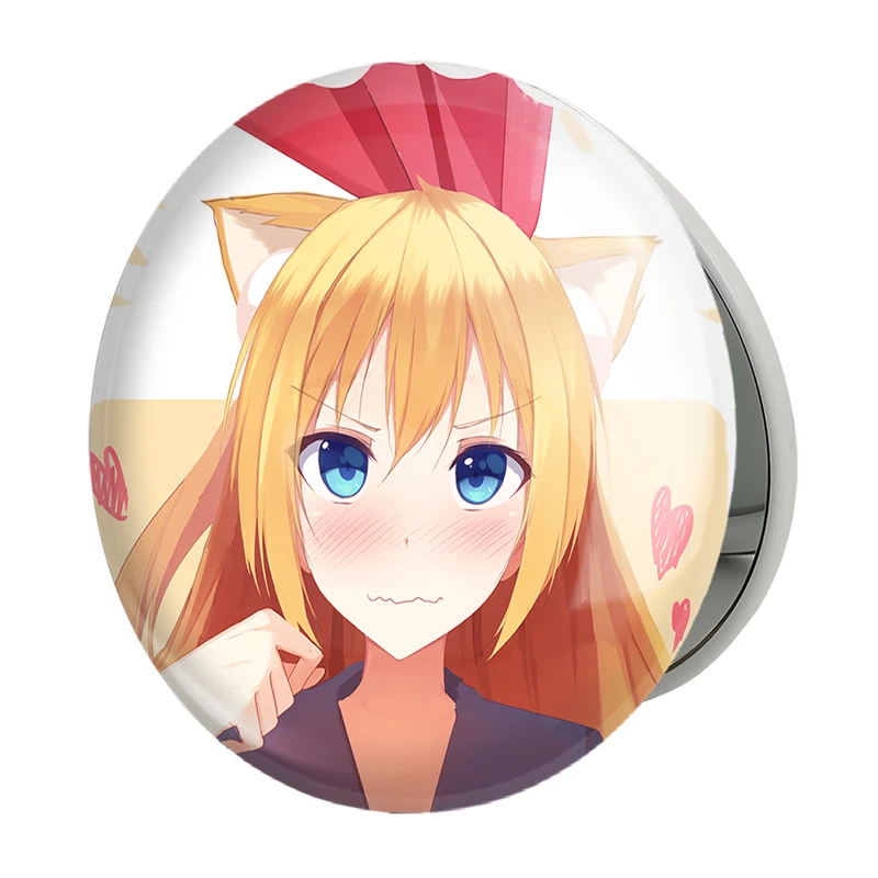 آینه جیبی خندالو طرح انیمه عشق دروغین مدل تاشو کد 17194 