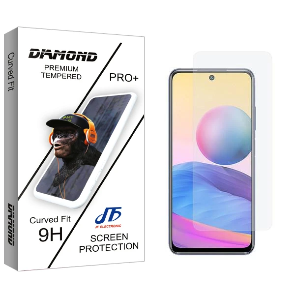 محافظ صفحه نمایش جی اف مدل Diamond مناسب برای گوشی موبایل شیائومی Redmi Note 10S