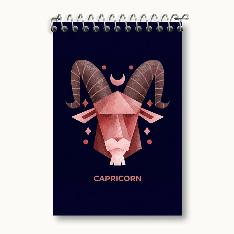 دفتر یادداشت 50 برگ خندالو مدل ماه تولد دی کد F1560