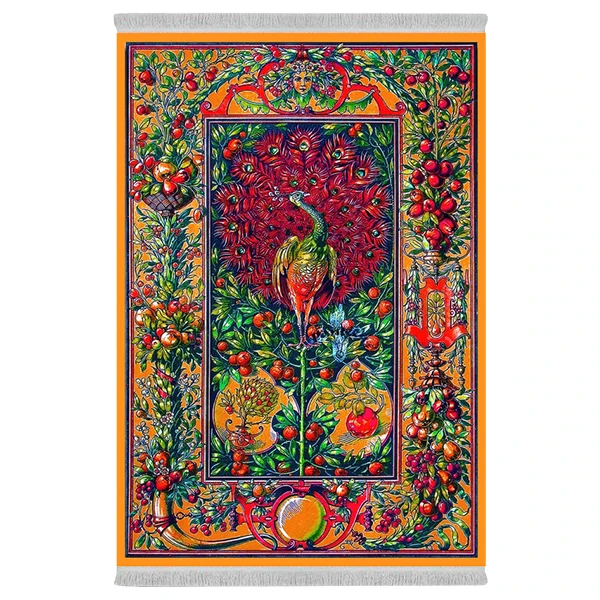 فرش پارچه‌ای دفه مدل فرشینه طرح مدرن کد 874