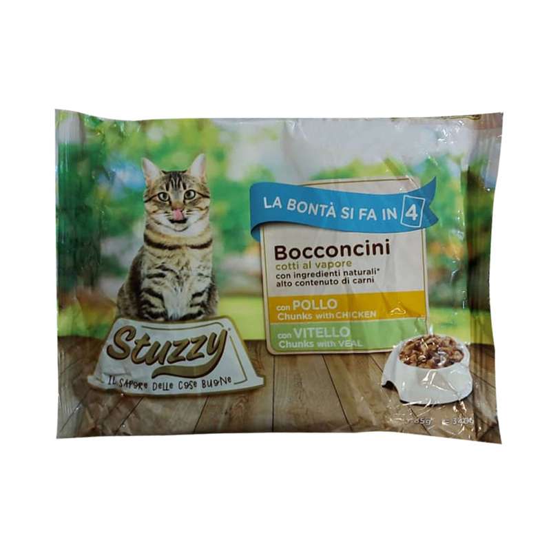 غذای پوچ گربه استوزی مدل Bocconcini وزن 340 گرم