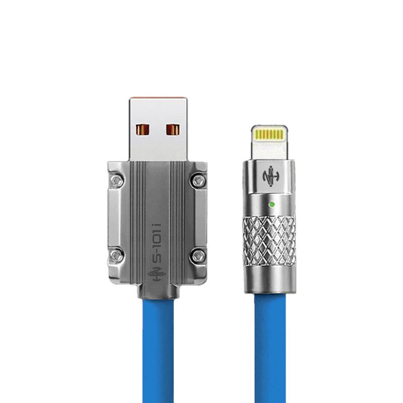 کابل تبدیل USB به لایتنینگ اچ ان مدل S-101i طول 1 متر 
