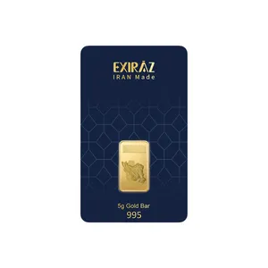 شمش طلا 24 عیار اکسیراز مدل EXI-IRN5