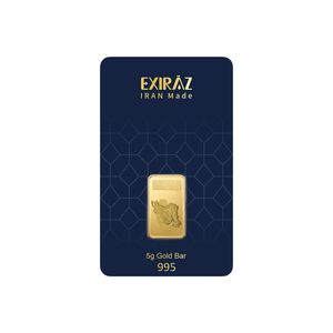 شمش طلا 24 عیار اکسیراز مدل EXI-IRN5