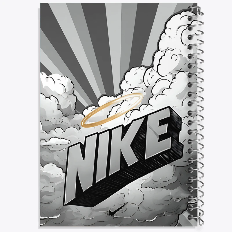 دفتر شطرنجی 50 برگ خندالو طرح نایک (Nike) کد F6968