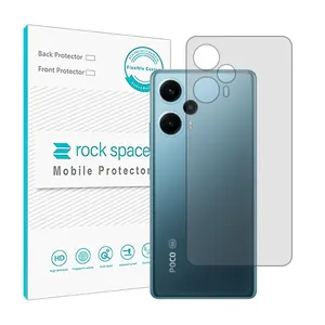 Transparent Rockspace HyGEL model back protector suitable for Xiaomi Poco F5 mobile phone