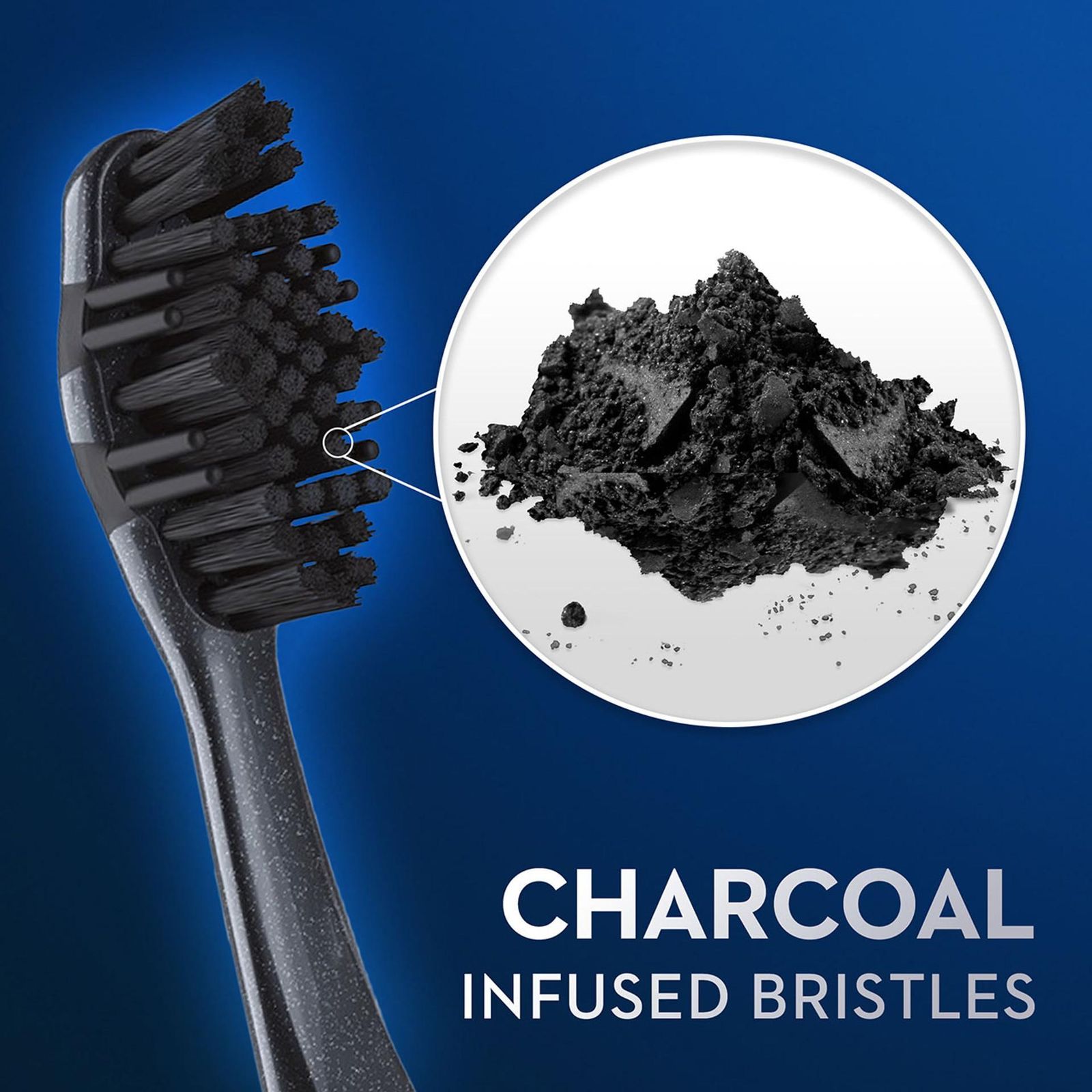مسواک اورال-بی مدل charcoal  با برس نرم  -  - 2