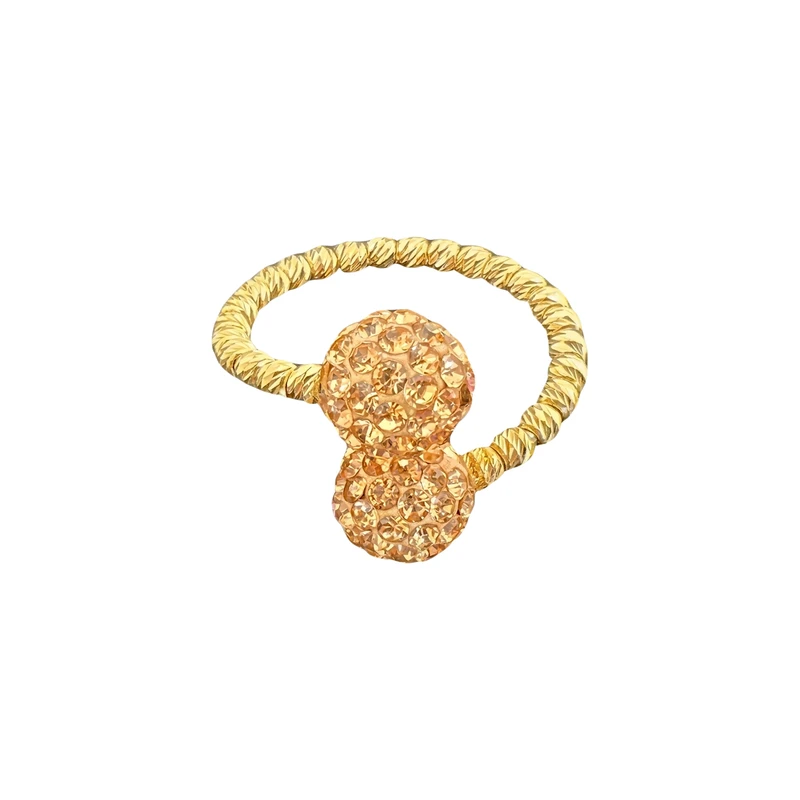 انگشتر طلا 18 عیار زنانه دوست خوب مدل dk389 