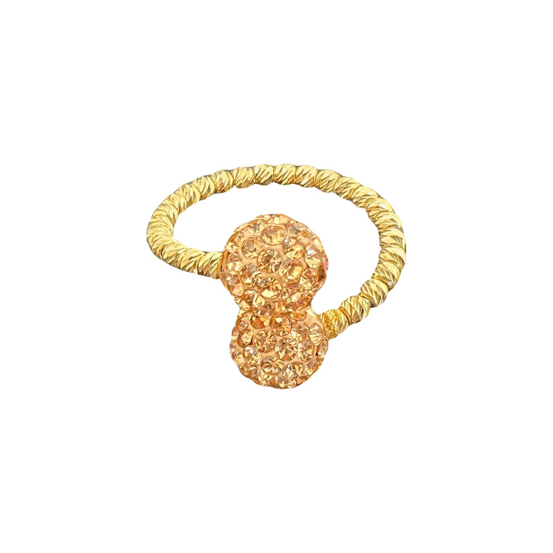 انگشتر طلا 18 عیار زنانه دوست خوب مدل dk389 