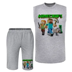 ست تاپ و شلوارک مردانه مدل ماینکرفت A378