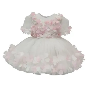 پیراهن دخترانه لونا مدل princess flower_s