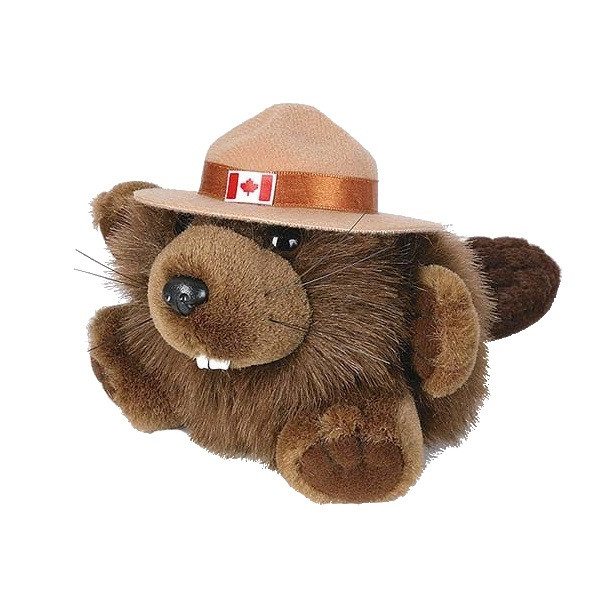 عروسک طرح سگ آبی مدل Canada Buddies Beaver کد SZ4/280 طول 13 سانتی متر