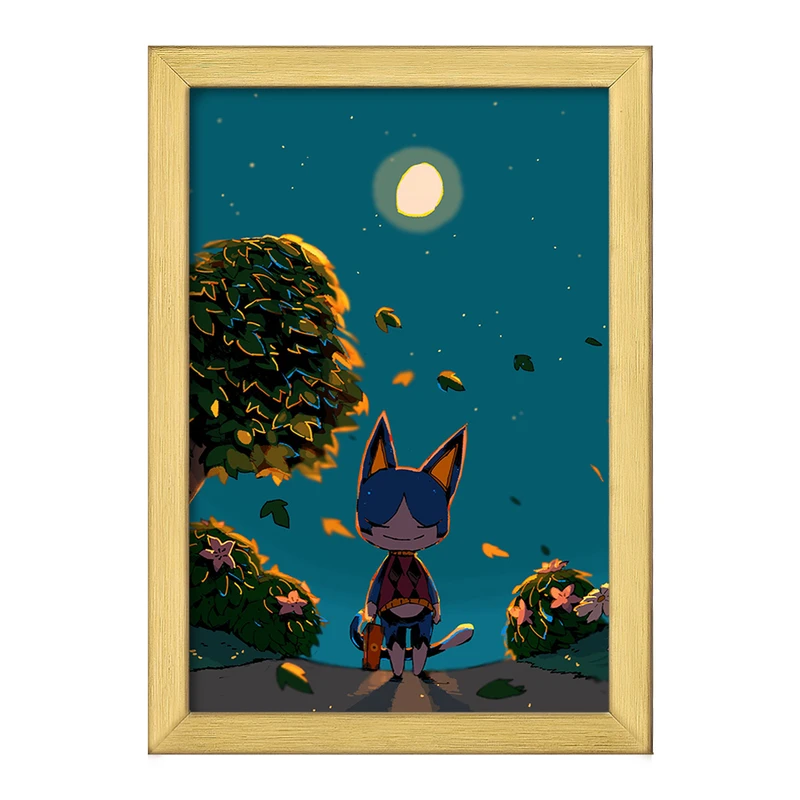 تابلو خندالو طرح بازی انیمال کراسینگ (Animal Crossing) کد 32654