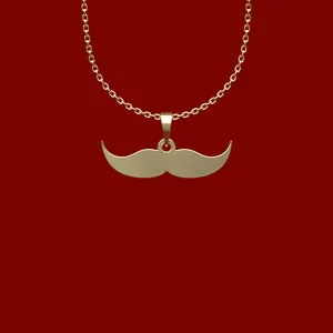 گردنبند طلا 18 عیار زنانه مدوپد مدل سبیل کد Q2-1-1013