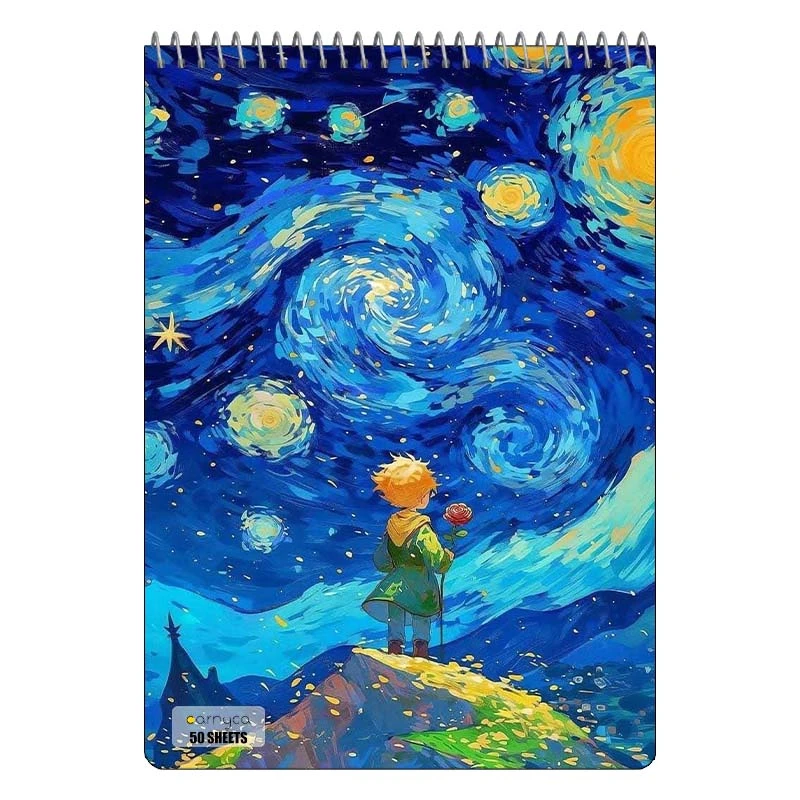 دفتر نقاشی 50 برگ سیمی کارنیکا طرح شازده کوچولو The Little Prince کد 59282