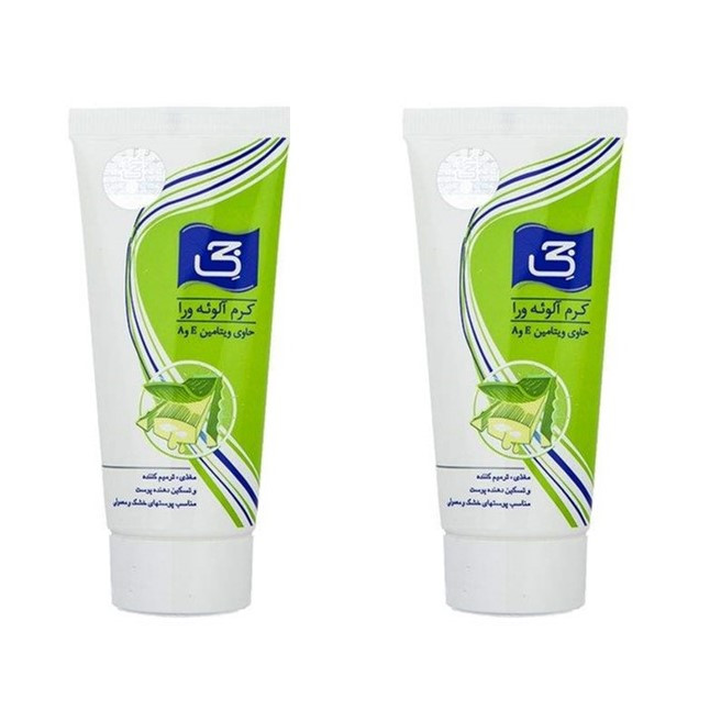 کرم نرم کننده جی مدل Aloe Vera حجم 50 میلی لیتر مجموعه 2 عددی