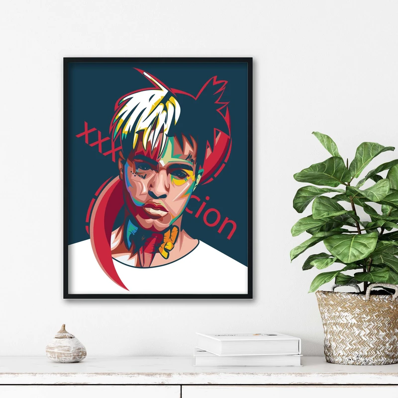 تابلو آتریسا طرح تنتاسیون xxxtentasion مدل ATt060