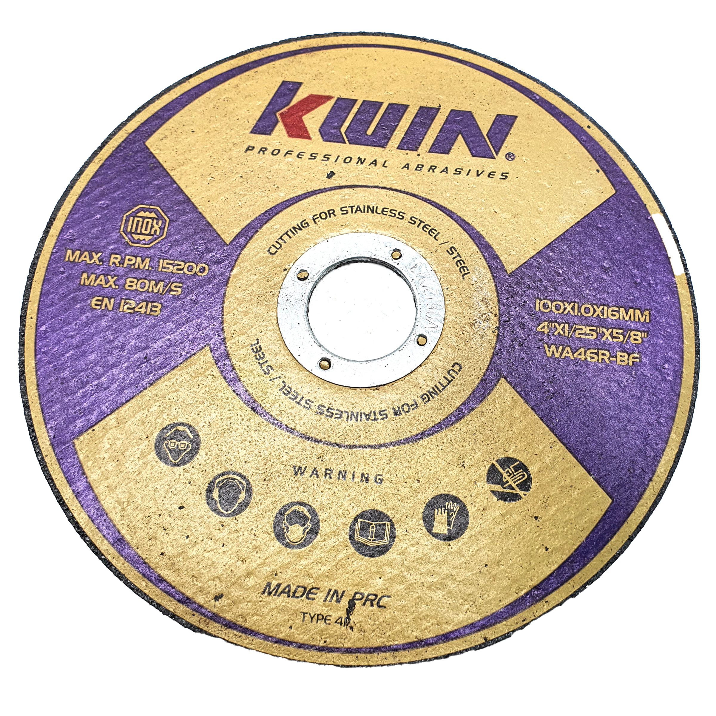 صفحه برش استیل کلوین کد 100mm صفحه برش استیل کلوین کد 100mm