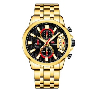 ساعت مچی عقربه‌ای مردانه مینی فوکوس مدل 0352GLD