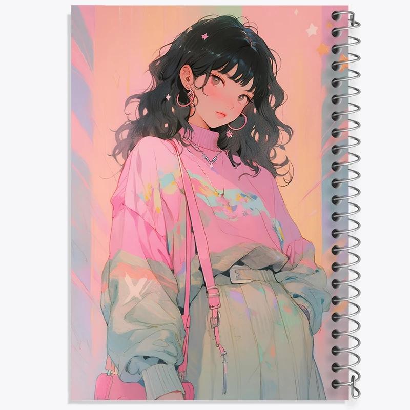 دفتر نقاشی 50 برگ خندالو طرح دخترانه کد F618