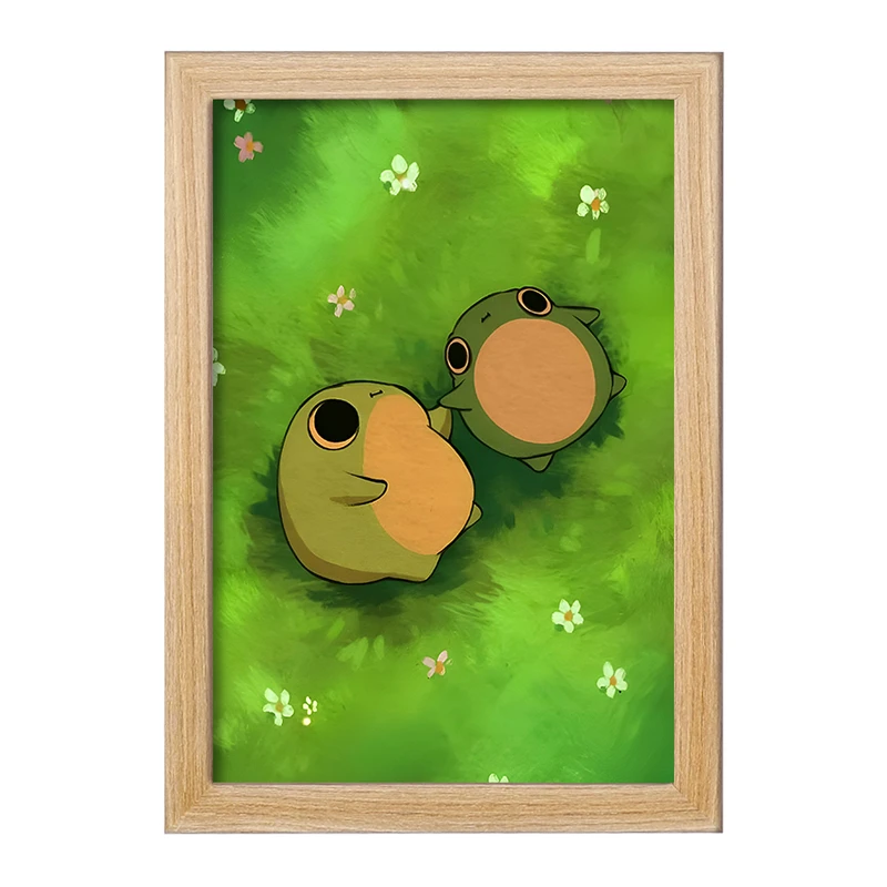 تابلو خندالو مدل قورباغه های بامزه کد F6145