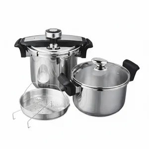 زودپز دوقلو مایر مدل mr 886 سه لایه گنجایش 8 و 6 لیتر