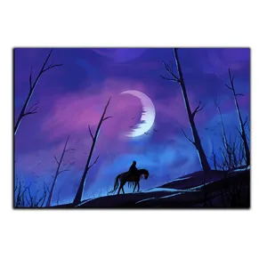 تابلو شاسی بکلیت طرح اسب و مهتاب مدل SH-S5558