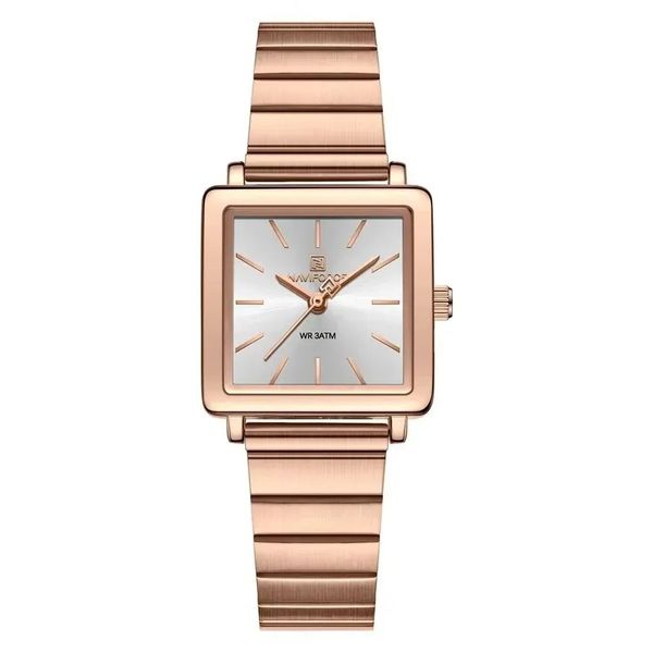 ساعت مچی عقربه‌ای کوارتز زنانه نیوی فورس مدل NF5048RGWRG