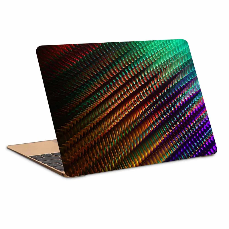 استیکر لپ تاپ طرح multicolored dark blurry کد N-410 مناسب برای لپ تاپ 15.6 اینچ