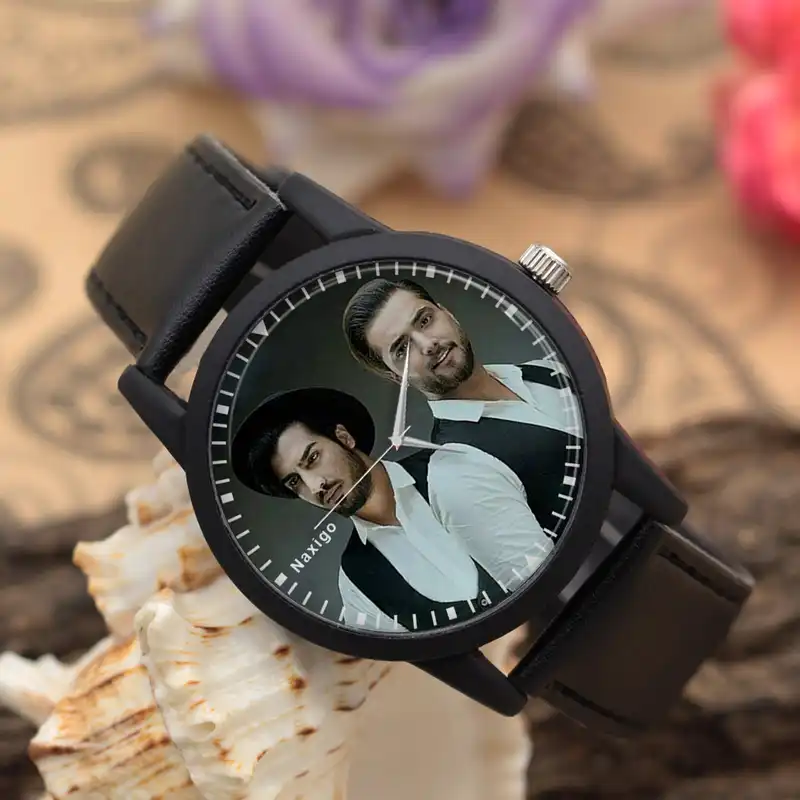 ساعت مچی عقربه ای ناکسیگو مدل ماکان بند کد LF12593