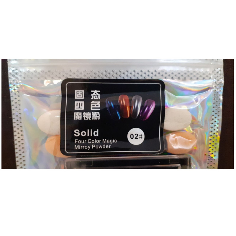 پودر کروم ناخن سالید مدل 02