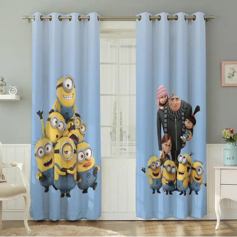 پرده نیروانا طرح  کودک مدل مخمل کد 8633 سایز 140×280 سانتی متر