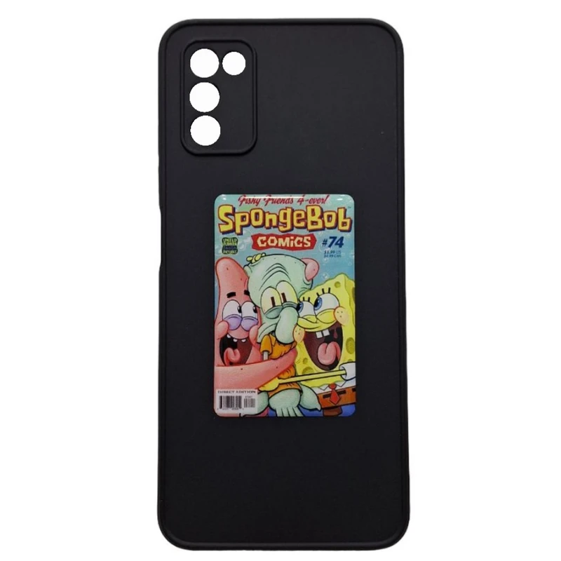 کاور طرح باب اسفنجی مدل A03s مناسب برای گوشی موبایل سامسونگ Galaxy A03S 